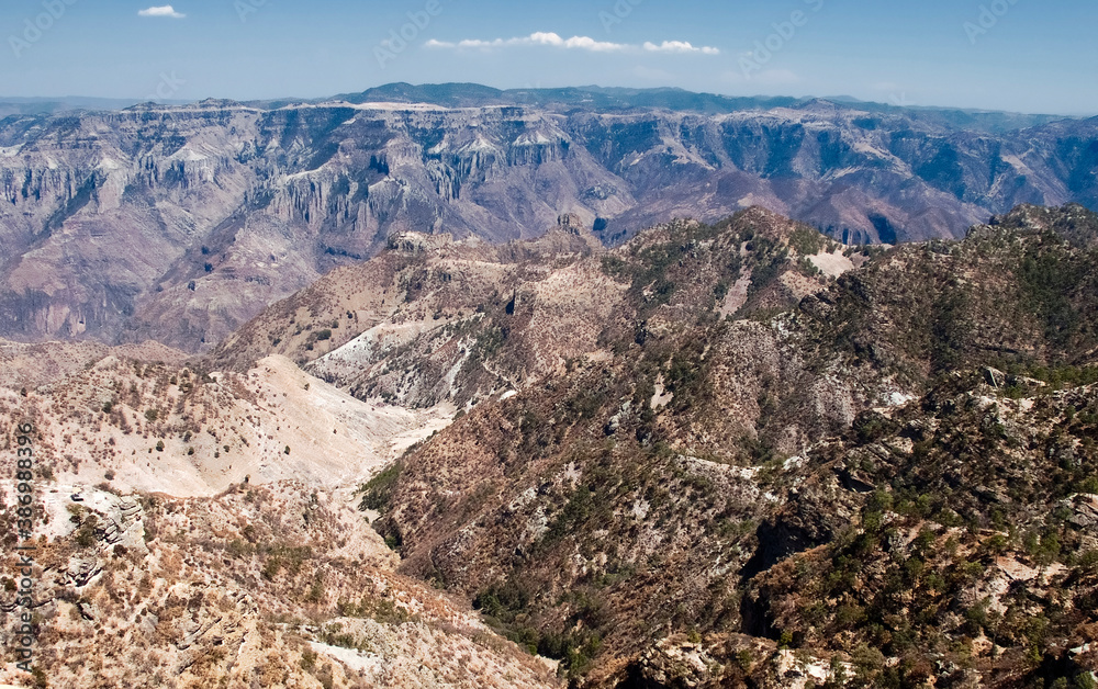 Panoramic View Of  Copper Canyon,  Chihuahua, Northwestern Mexico
