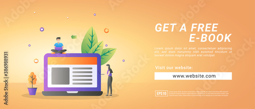 Free ebook banners, share free ebooks through the website. Banners for promotional media