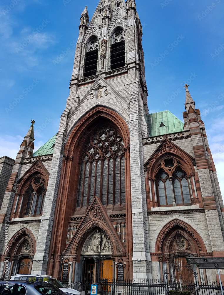Dublin catholic church in a gothic style