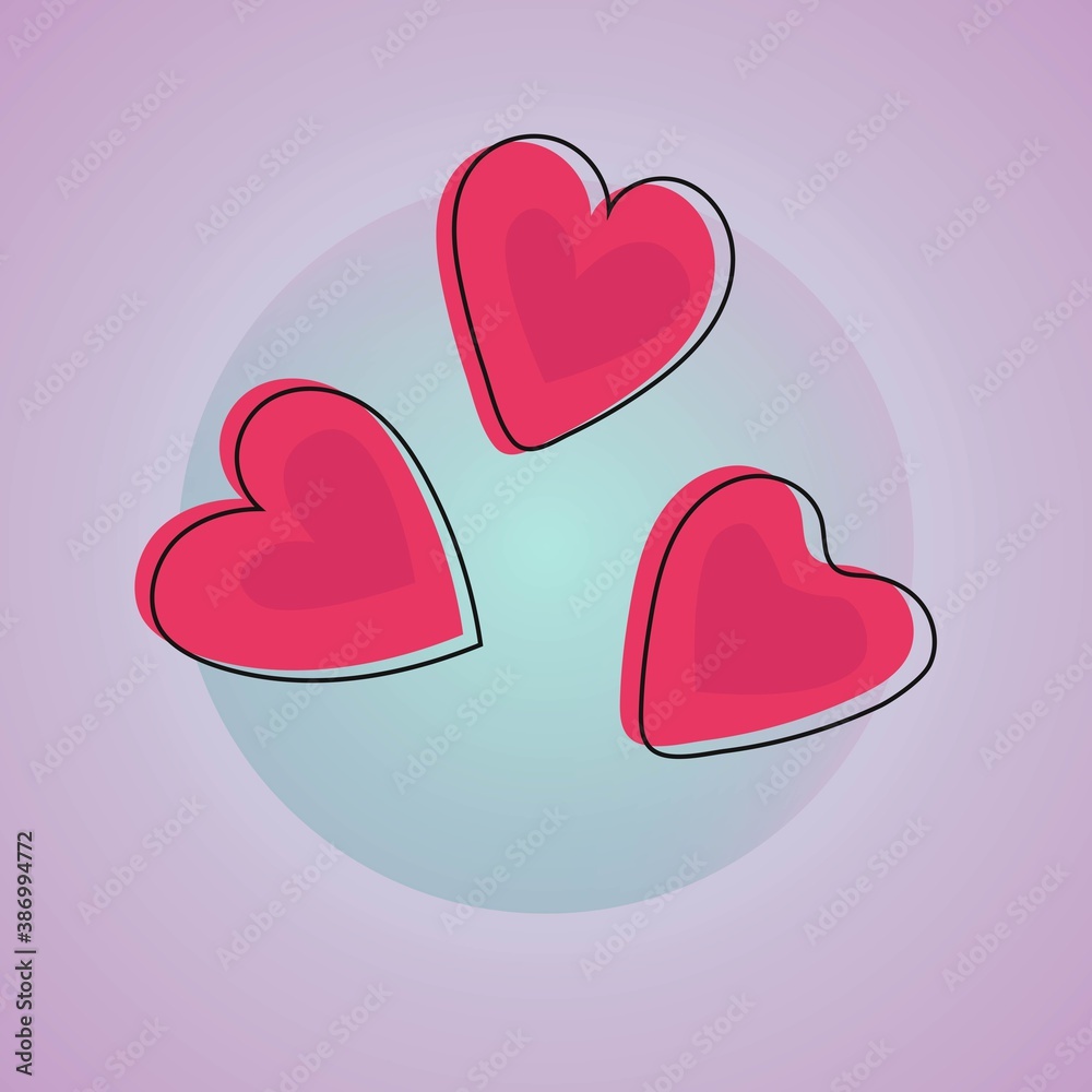 Gently blue background. Greeting card in vector style. Gently blue background. Greeting card in vector style.