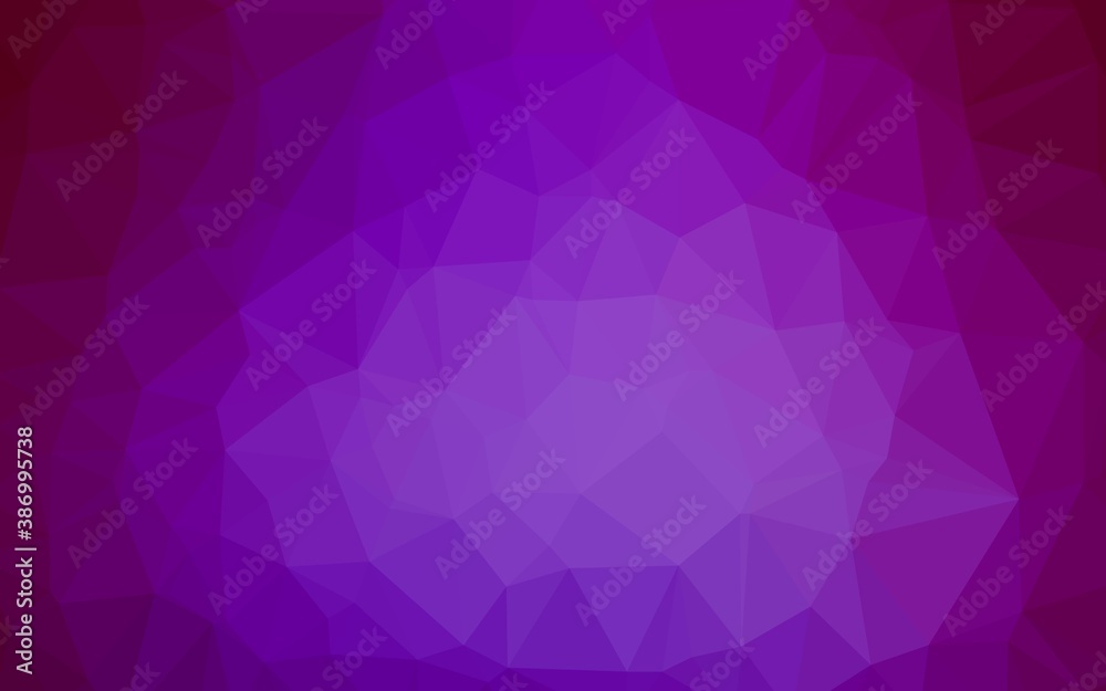 Light Purple vector low poly cover. Light Purple vector low poly cover.