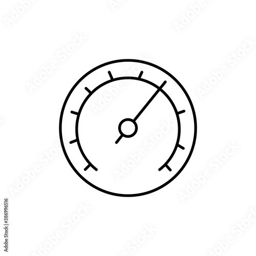 pressure icon element of weather icon for mobile concept and web apps. Thin line pressure icon can be used for web and mobile. Premium icon on white background