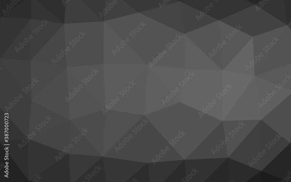 Dark Silver, Gray vector blurry triangle template. Dark Silver, Gray vector blurry triangle template.