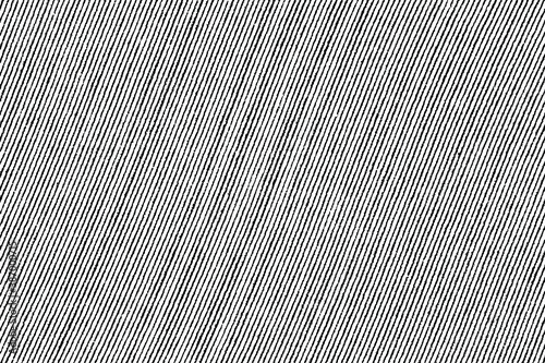 Grunge texture of corduroy fabric located diagonally. Small strips on the diagonal. Vector illustration. Overlay template.