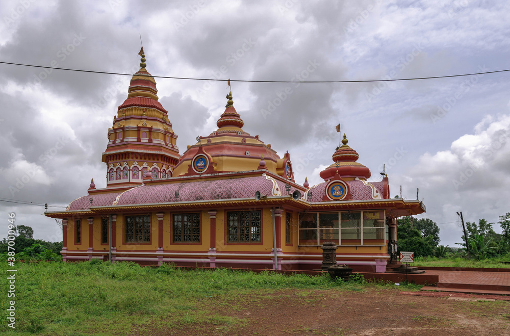 Temple of Naghnath Mahadev in Parra, Goa, India