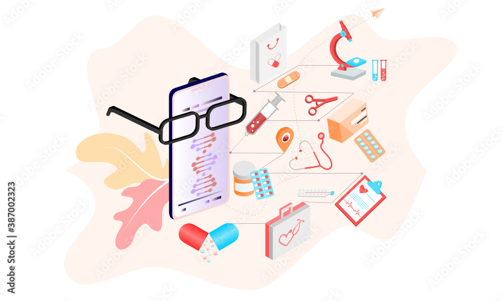 Isometric landing page design template for Online Pharmacy, Online Medicine, Medical Service and Healthcare Insurance. Flat isometric vector illustration for backgrounds, infographics, web banners. Isometric landing page design template for Online Pharmacy, Online Medicine, Medical Service and Healthcare Insurance. Flat isometric vector illustration for backgrounds, infographics, web banners.