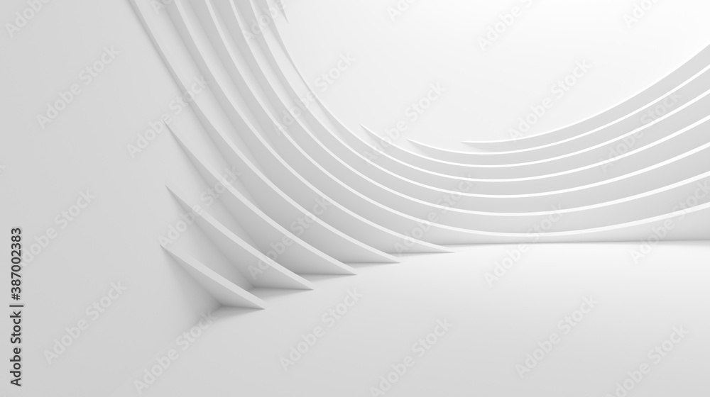 Modern Geometric Wallpaper. White Industrial Texture