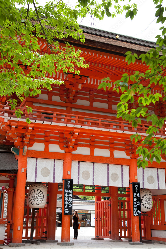 Fototapeta premium 下鴨神社 楼門