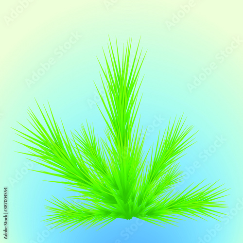  abstract background in the form of a pine branch