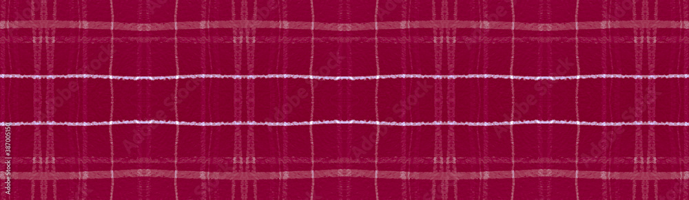 Fototapeta premium White and Red Christmas Check. Seamless Gingham 