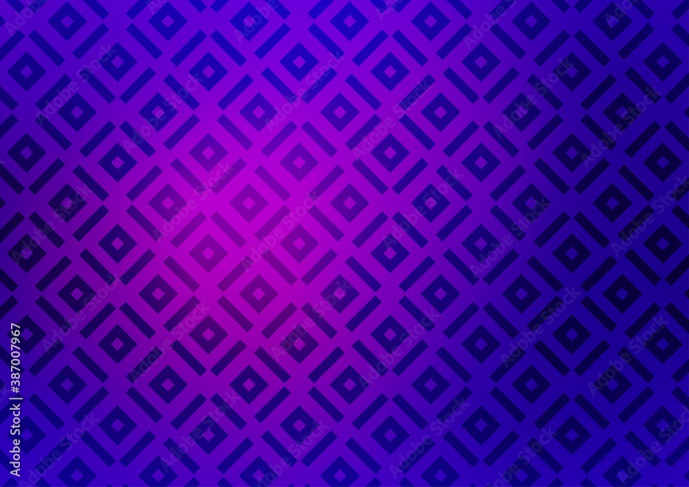 Dark Purple, Pink vector layout with lines, rectangle.