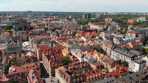 Poznan, Poland - aerial view summer. High quality photo