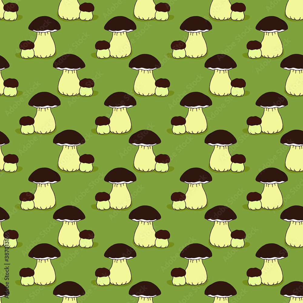 Mushrooms seamless pattern. Vector stock illustration eps10.
Mushrooms seamless pattern. Vector stock illustration eps10.