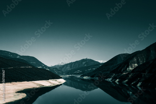 Zhinvali Reservoir, Georgia
