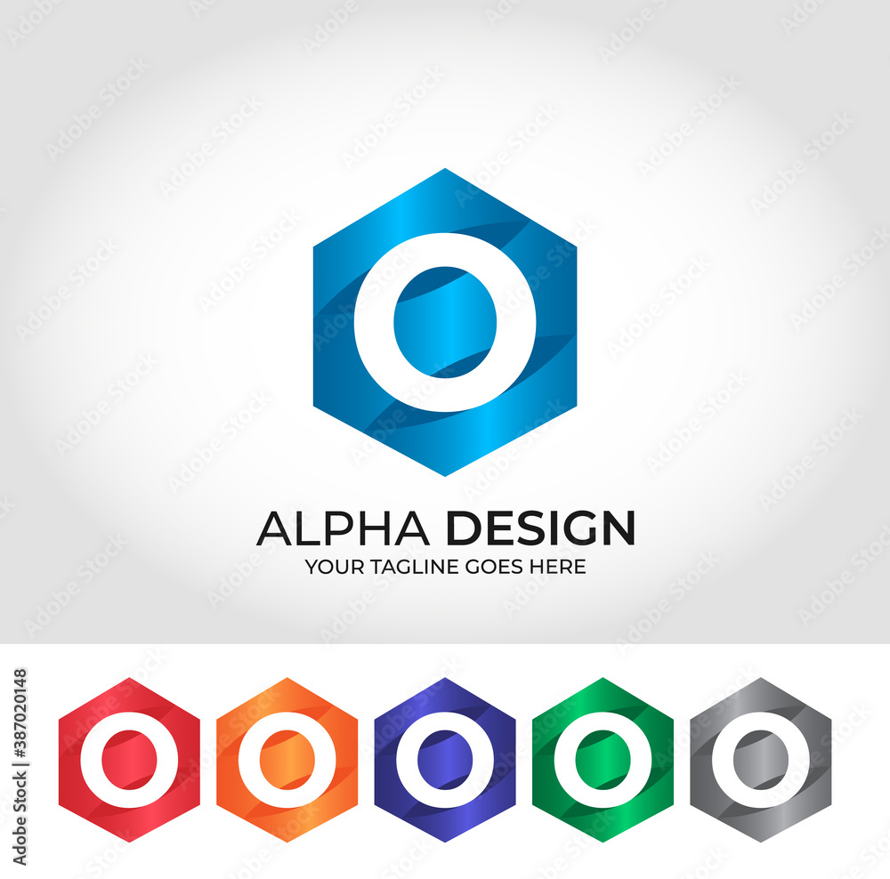 O Alphabet Creative Modern Logo Design Concept O Alphabet Creative Modern Logo Design Concept