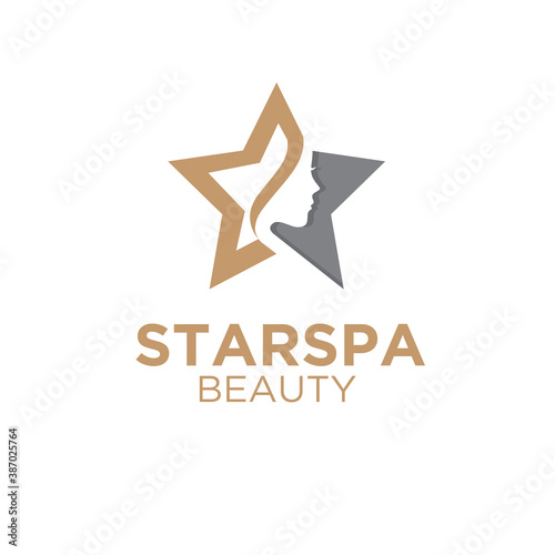 star beauty spa logo designs simple modern