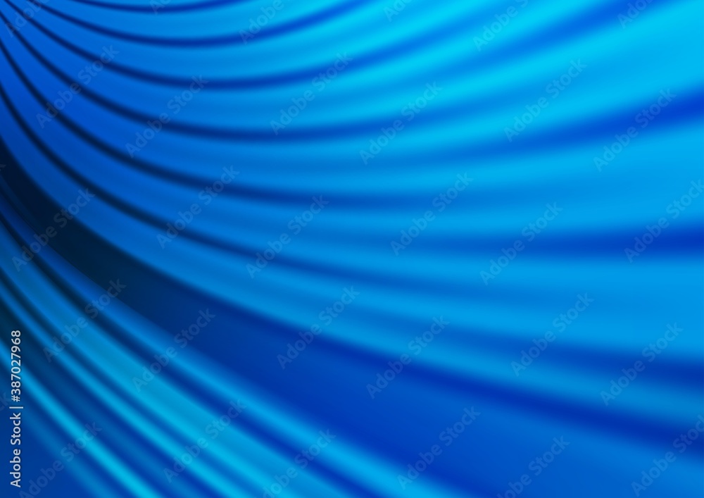 Fototapeta premium Light BLUE vector blurred background.