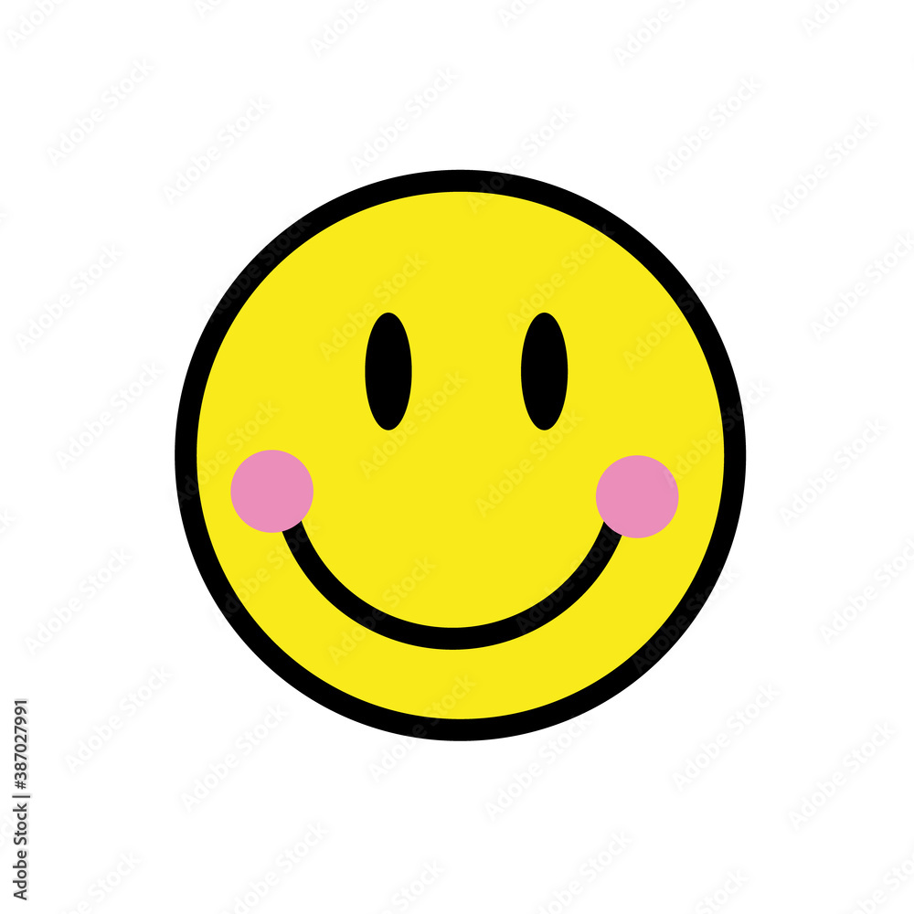 Fototapeta premium smile emoji pop art style icon