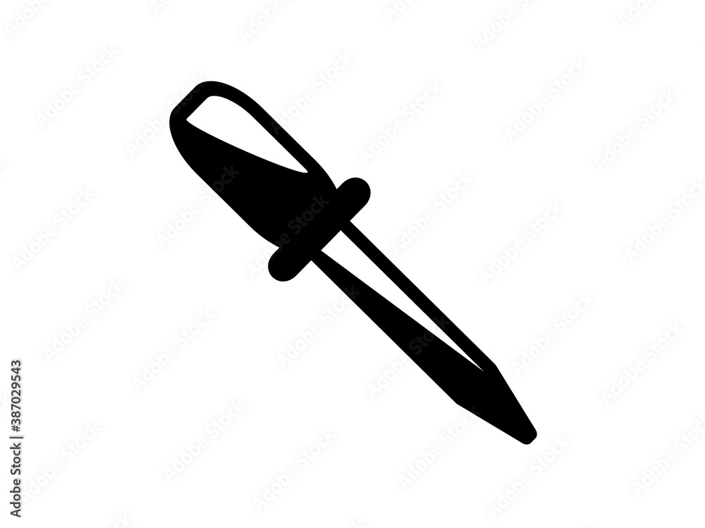 eyedropper icon vector illustration eps10