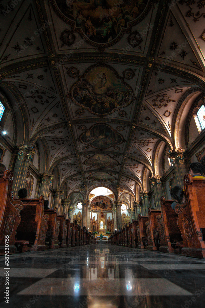 interior of the cathedral