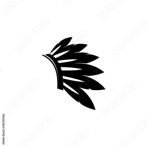 Modern vector graphic of apache logo, perfect for traditional, festival etc.