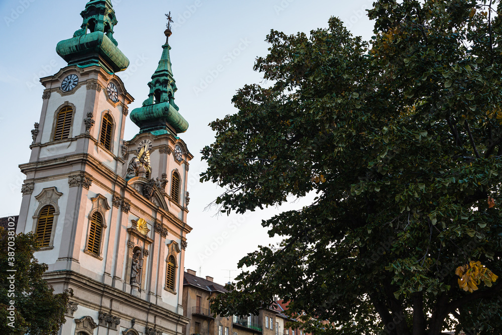 ハンガリー　ブダペストの聖アンナ教会