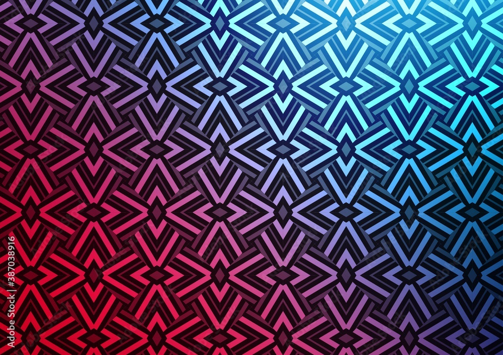 Dark Blue, Red vector layout with lines, triangles. Dark Blue, Red vector layout with lines, triangles.