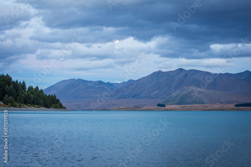lake tekapo in New Zealand