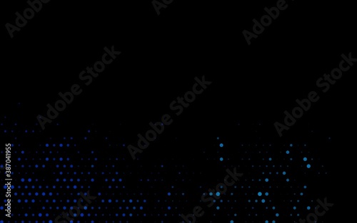 Dark BLUE vector pattern with spheres.