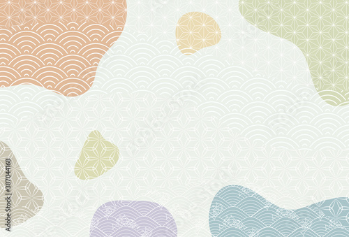 丑　年賀状　干支　背景 