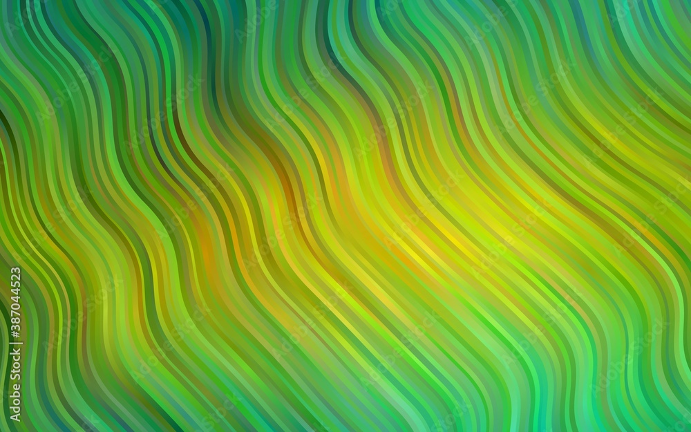 Light Green, Yellow vector pattern with bubble shapes. Light Green, Yellow vector pattern with bubble shapes.