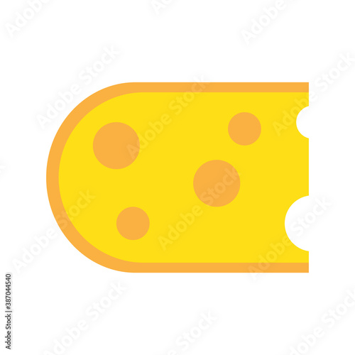Cheese icon design isolated on white background