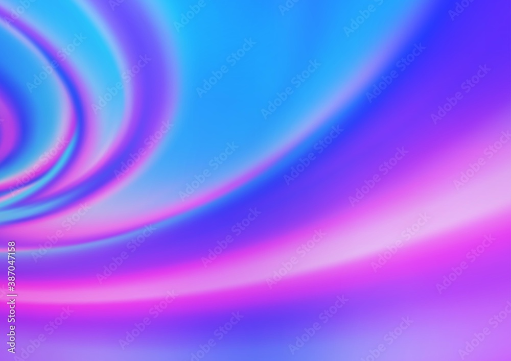 Light Pink, Blue vector bokeh template.