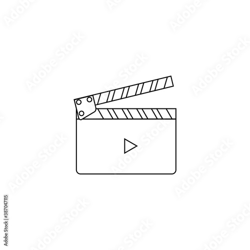 clapper board logo