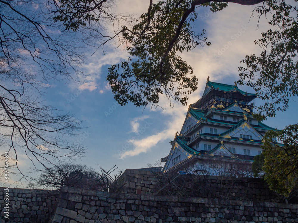 Fototapeta premium 【大阪】日本最大級の入場者数を誇る大阪城