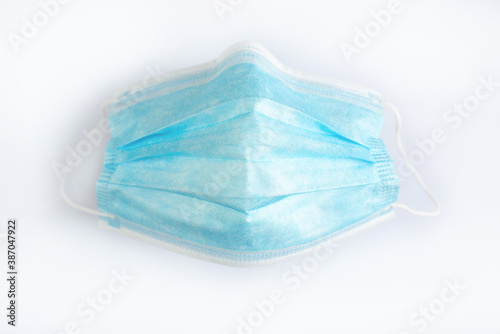 Close-up of disposable surgical masks