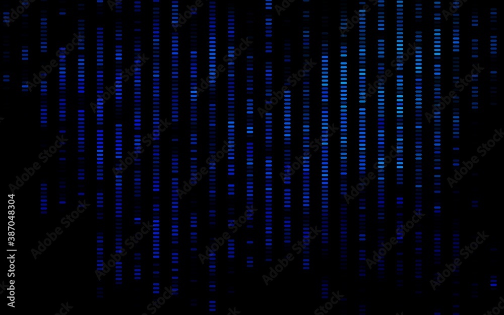 Dark BLUE vector backdrop with long lines. Dark BLUE vector backdrop with long lines.