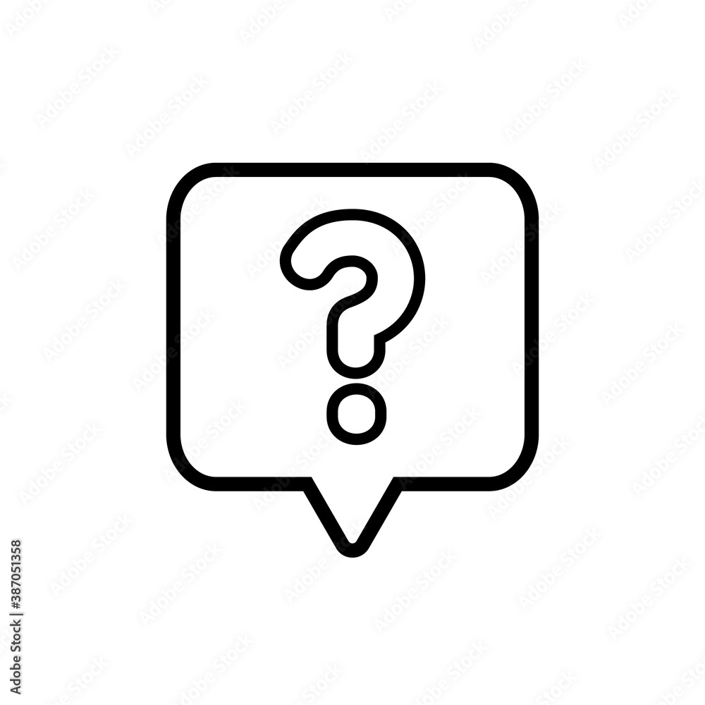 Vector Simple Isolated Question Mark Pointing Marker Vector Simple Isolated Question Mark Pointing Marker