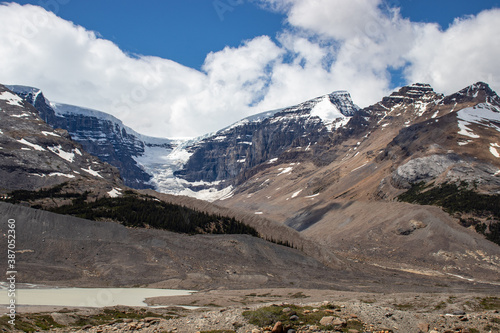 mountain landscape with sky