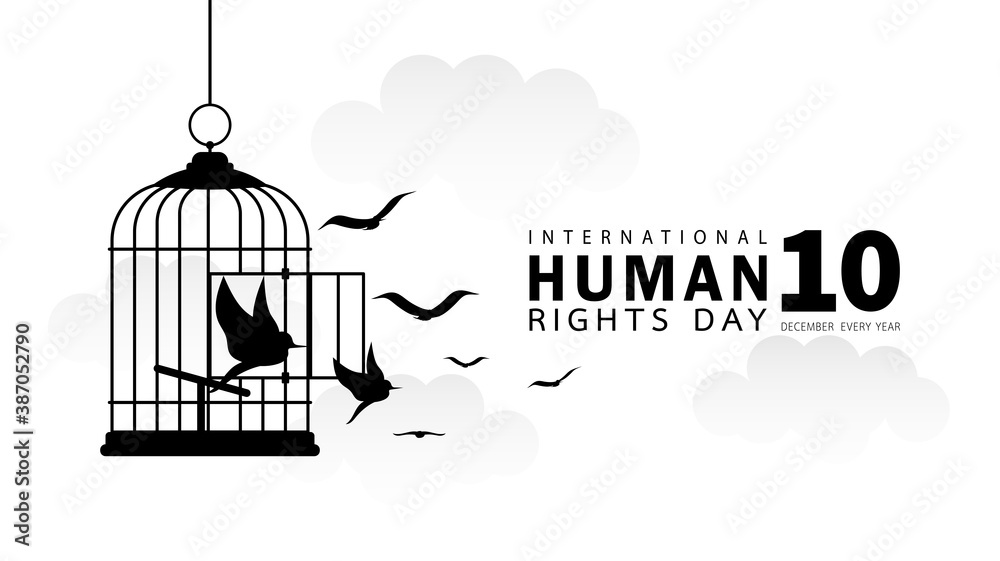 Human Rights Day concept. International peace. December 10, every year ...