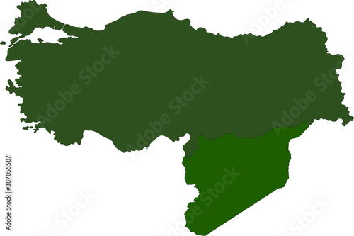 turkey and syria map