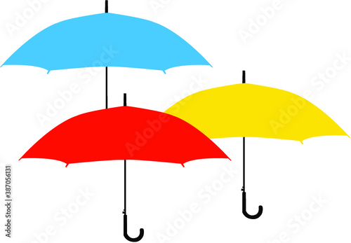 umbrella isolated on white