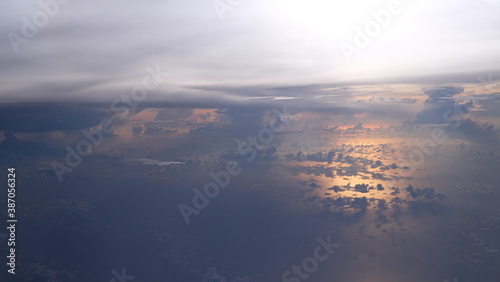 beautiful sky over 30000 ft  © ViewPatarasaya