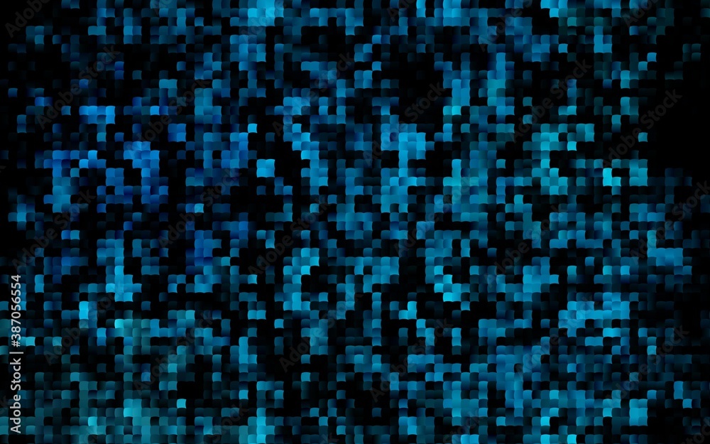 Dark BLUE vector cover in polygonal style. Dark BLUE vector cover in polygonal style.