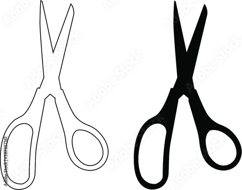 scissors isolated on white