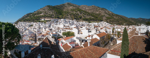 panoramic view from the top of the village of Mijas