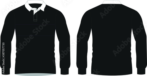 Rugby Shirts Knitted Mock ups illustrations templates vectors 