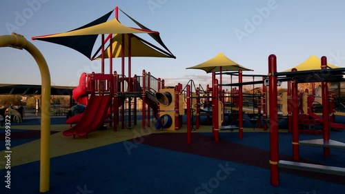 Wallpaper Mural Rise trough colorful playground to beautiful skyline Torontodigital.ca