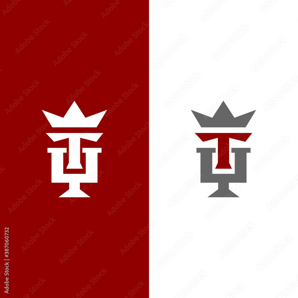 ty logo design vector icon symbol