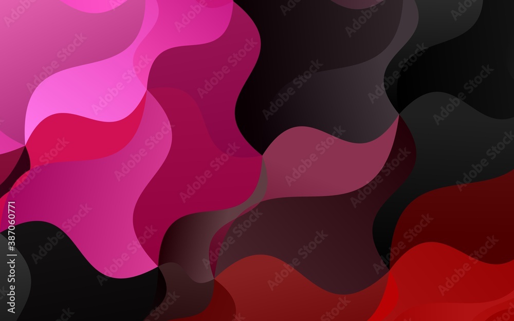 Light Purple, Pink vector template with bent ribbons. Light Purple, Pink vector template with bent ribbons.